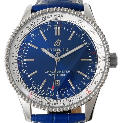 breitling old navitimer replica blau